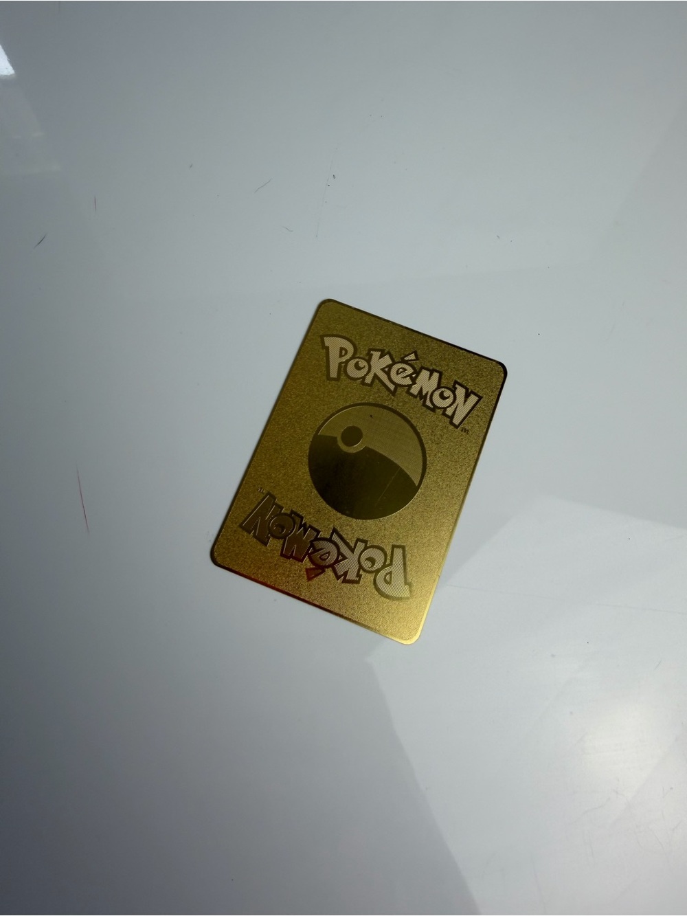 Gold Metal Pikachu Pokémon Collector Card Novelty Display Card - Picture 3 of 7